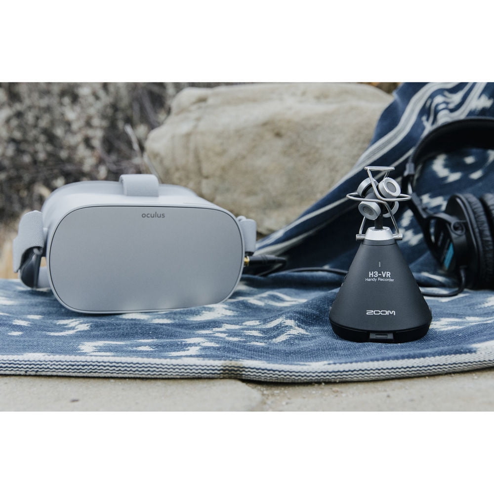 Zoom H3-VR Handy Audio Recorder with Built-In Ambisonics Mic Array Bundle With BTA-1 Bluetooth Adapter + Extreme Pro 64GB microSDXC Memory Card + More