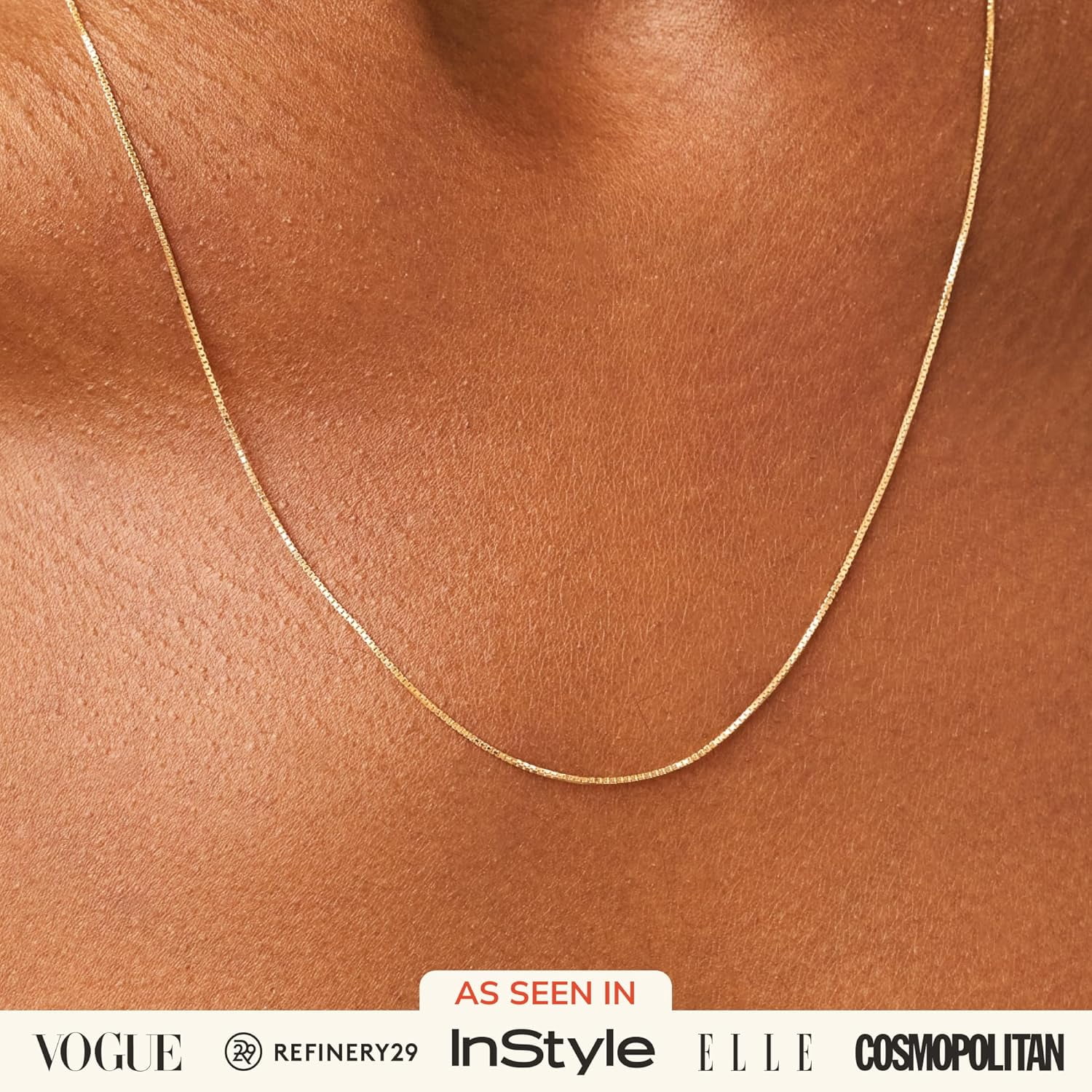 Leander Gold Chain Necklaces for Women - 14K Gold Plated, Hypoallergenic Jewelry - Dainty, Layering & Trendy Necklace Styles with Herringbone & Paperclip Designs Jewelry Assorted Styles