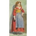 thumbnail image 3 of Vojtech Klimkovič 14x24 Black Modern Framed Museum Art Print Titled - Woman in Italian Costume (1851-1853), 3 of 5