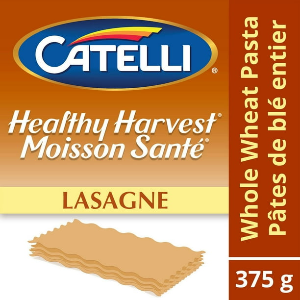 Pâtes Catelli Moisson Santé Lasagne Blé Entier, 375 g