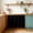 Black, variant on Black Small Sink Skirt 10"Wx11"L, Dustproof Under Sink Curtain with Self Adhesive Tape, Solid Color Farmhouse Black Cabinet Curtain Cover for Bathroom Vanity, Kitchen Storage Shelf, RV
