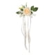 thumbnail image 4 of Flores PEW para pasillo de sillas Arreglo floral PEW Flores de rosas artificiales con champán, 4 of 9