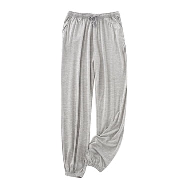 Dagugfen Pajamas for Men Pants Elastic Waist Drawstring Loose Soft Comfy Casual Trousers Loungewear
