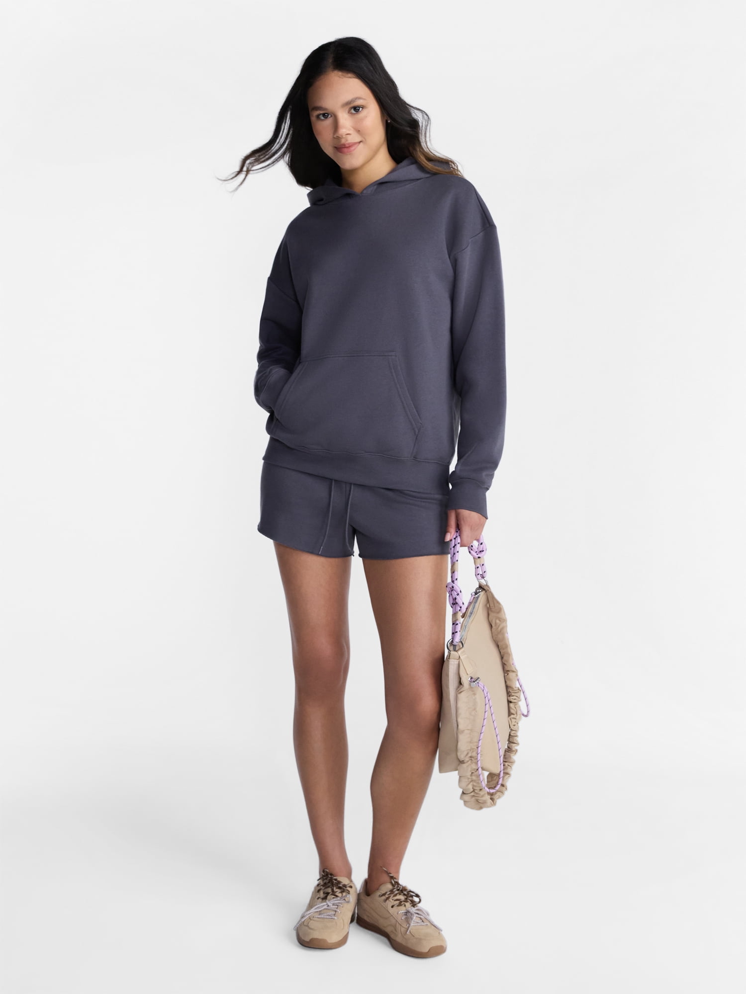 No Boundaries Graphic Fleece Hoodie, Women's XXS-XXL