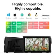 XPPen الفنان 23.8 في الرسم اللوحي 2 K QHD عرض الرسومات مع 20 مفاتيح الاختصار (مع اثنين من الأقلام)
