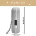 thumbnail image 3 of Portable Travel Toothbrush Holder Case, All-in-One Toothpaste and Mouthwash Cup for Camping and Trips, 3 of 6