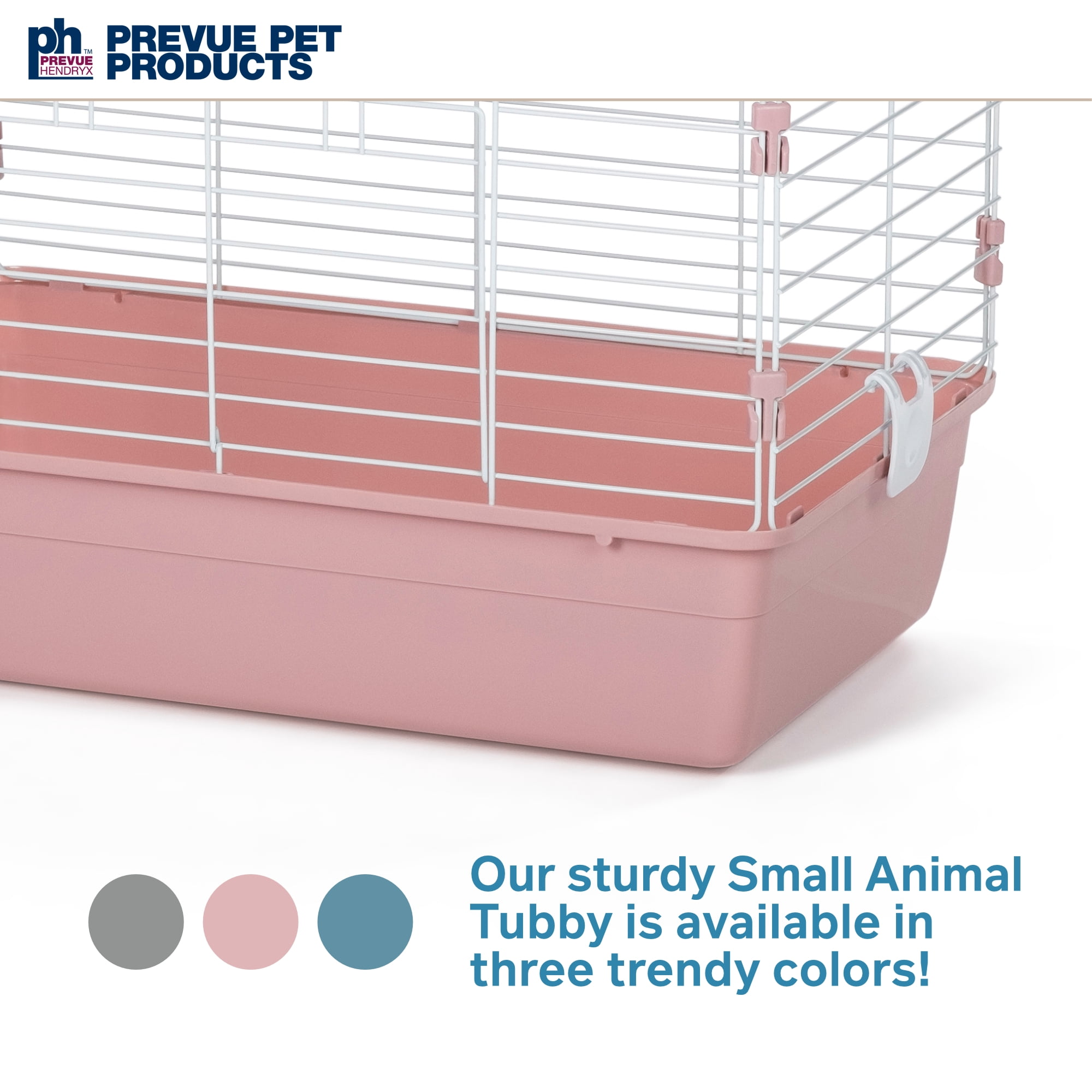 Prevue Pet Products Small Animal Tubby - Pink Base, Extra Small