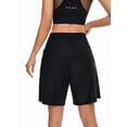 thumbnail image 5 of Women's 6.9" Swim Board Shorts, High Waisted with Liner & Pockets, Quick Dry, 5 of 7