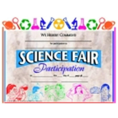 Hayes Certificates - Hayes 8.5 x 11 in. Science Fair Awards And Incentives Certificate, Pack 30