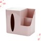 thumbnail image 1 of unbranded Caja De Pañuelos Plástica Rosa Para Almacenamiento En Hogar Y Oficina, 1 of 8