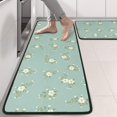 thumbnail image 2 of Kitchen Rugs Sets Of 2,Pioneer Flower Floral Print Pattern Anti Fatigue Kitchen Mat Rugs Non Slip Washable,Decorative Kitchen Floor Mats for Kitchen,Sink,Laundry,17X47 Inch, 2 of 5