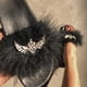 thumbnail image 4 of Moda Mujer Casual Furry Bright Diamond Sandalias planas Zapatos Flip Flop Wmkox8yii  hj789, 4 of 7