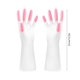 thumbnail image 3 of Guantes De Ltex Impermeables Para Lavar Platos, Finos, Para Limpieza Del Hogar, Cocina, Lavandera, Para Lavar Platos Y Limpiar Encimeras, 1 Par, Azules, UKHBMC, 3 of 7