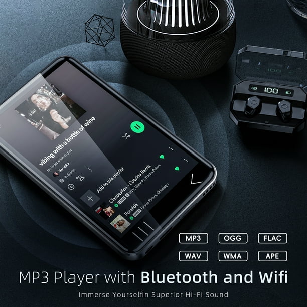 HIFI WALKER G7 MP3 Player with Bluetooth & WiFi, 144GB Android