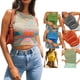 thumbnail image 2 of Sunloudy - Chaleco para mujer, sexy, sin mangas, cuello redondo, tops delgados para fiestas, citas, compras, vacaciones, viajes Sunloudy S M L XL, 2 of 2