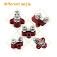 thumbnail image 2 of tredstone 1 Pair Boat M8 Terminal Detachable Fiberglass Base Antiflaming Replace Truck Automobile RV Dual Stud Terminals Block, 2 of 6