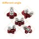 thumbnail image 3 of Kenally Terminal de Cable eléctrico M8 para barco, 1 par, reemplazo antiflama, accesorios de bloque de terminales de doble perno RV con tornillos de Accesorios para vehículos recreativos Kenally VI016256-00B, 3 of 6