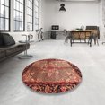 thumbnail image 4 of Ahgly Company Machine Washable Indoor Rectangle Traditional Saffron Red Area Rugs, 7' x 9', 4 of 7
