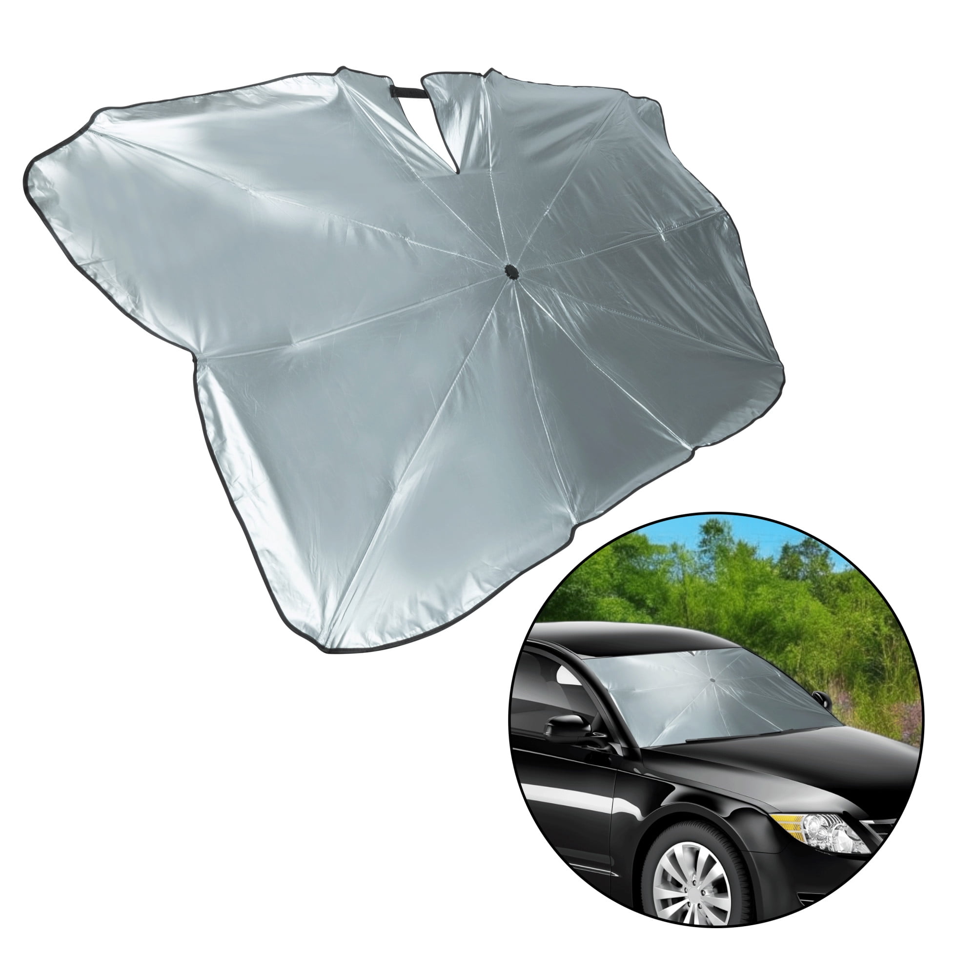 Perfect Solutions Car Windsheild Sun Shade Umbrella