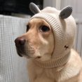 thumbnail image 4 of Fashion Winter Knitted Warm Dog Hat Rabbit Ear Design Puppy Caps Beanie BEIGE, 4 of 8
