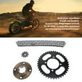 thumbnail image 3 of Chain Sprocket Kit, Easy To Install Toothless Flywheel 420 Sprocket and Chain Kit  for Go Karts All Terrain Vehicles Motorcycles, 3 of 7
