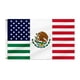 thumbnail image 1 of Bandera de la Amistad México-Estados Unidos Punejapur 91x152 cm Poliéster, 1 of 7