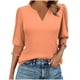 thumbnail image 3 of Ropa para adolescentes,Blusa informal de manga larga para mujer, puños fruncidos de poliéster, túnica de moda para uso diario, sopatenor, 3 of 9