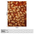 thumbnail image 4 of COMIO Baked Beans Blanket Throw Super Soft and Cozy Blankets for Home Decoration, Couch, Bed, Sofa Small for Kids for All Seasons, 4 of 6