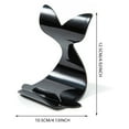 thumbnail image 3 of Clearance Office&Craft&Stationery under $1,1PC Shaped Phone Stand Mobile Phone Holder Creative Design Anti Slip Stable Support Portable Plastic Phone Holder Black, 3 of 7