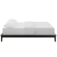 thumbnail image 4 of Modway Lodge Queen Modern Solid Wood Platform Bed Frame in Cappuccino, 4 of 6