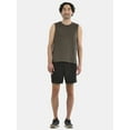thumbnail image 2 of Athletic Works Men's and Men's Big & Tall Tri-Blend Muscle Tee, Sizes XS-4XLT, 2 of 5
