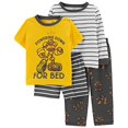 thumbnail image 2 of Garçons 4 Pièces Ample Ajustement Poly PJs (5T, Robot de Construction Jaune), 2 of 2