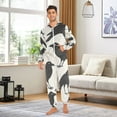 thumbnail image 5 of Crows Adult Unisex Onesie Pajamas Slim Fit One Piece Suit Pjs Sleepwear Pajama Jumpsuit, 5 of 8
