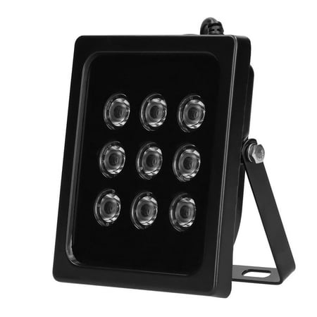 

DC12V 9 Beads IR Infrared Camera Fill Light 9W CCTV Camera Light Surveillance Fill Light with IP66 Waterproof Great Thermal Dissipation for In/Outdoor Security Camera