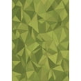 thumbnail image 1 of Ahgly Company Machine Washable Indoor Rectangle Transitional Pistachio Green Area Rugs, 6' x 9', 1 of 7
