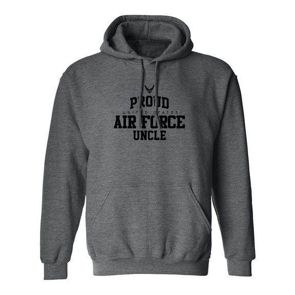 Proud Air Force UNCLE Adult Hooded Sweatshirt