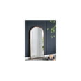 thumbnail image 5 of Tall Home Mirror - 29.5" x 65" Brown Antiqued Design - Curved Detail Accent Mirror, 5 of 9