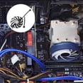 thumbnail image 2 of 2Set Silent Operation GPU Cooler for Graphic Card 9.5X9.5X0.4in, 2 of 9