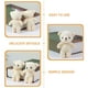 thumbnail image 4 of 24 Uds Mini oso colgante Animal relleno oso de peluche encantos decoración DIY Mini oso muñeca accesorio, 4 of 5