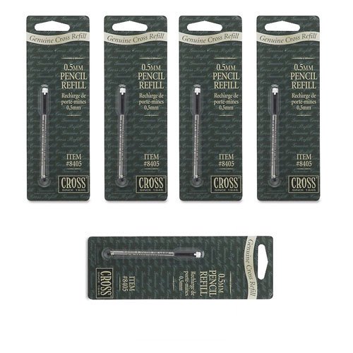 Cross Pencil Refill,1 Cassette W/0.5 mm, Sold as 5 Pack, (8405