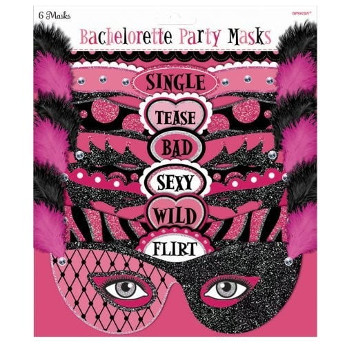 Bachelorette Party 'Team Bride' Assorted Masks / Favors (6ct)