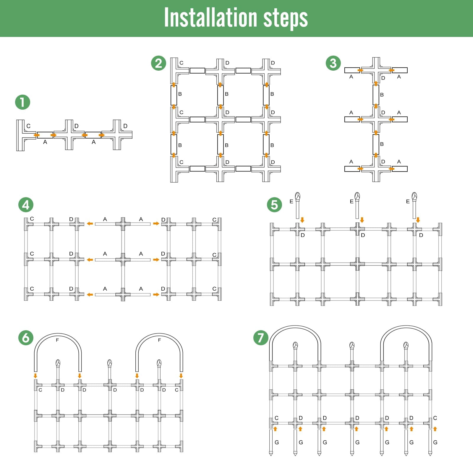 MQ Trellis for Climbing Plants Outdoor, 47.2" H*35.4" W Rustproof Sturdy Garden Arch Trellis for Potted Climbing Cucumber Tomato Rose Vegetable Flower Plant Trellises