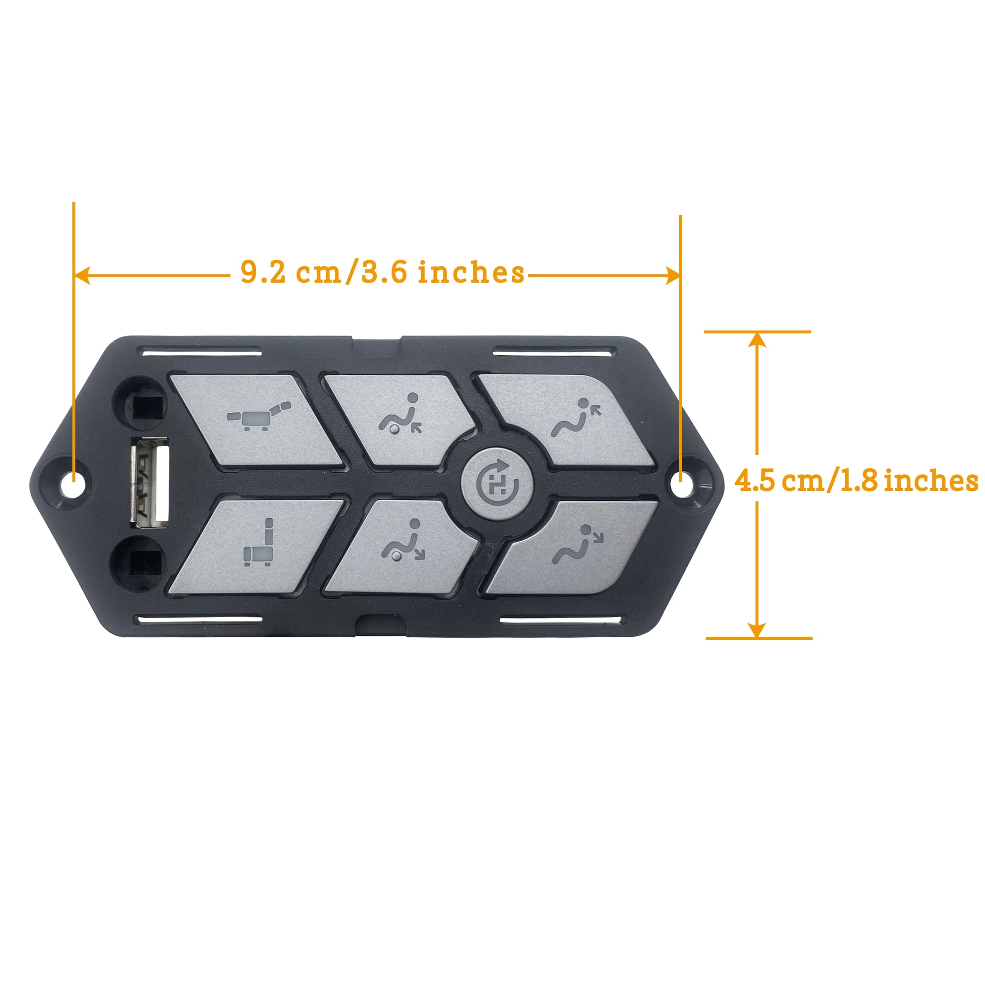 Recliner Sofa Emomo 7 Button 5 Pin Switch Hand Control Model TRGIN Replacement with USB