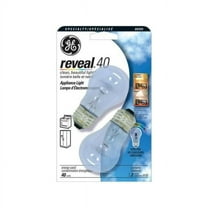 G E Lighting 131954 40W Frosted Appliance Bulb - Pack of 6
