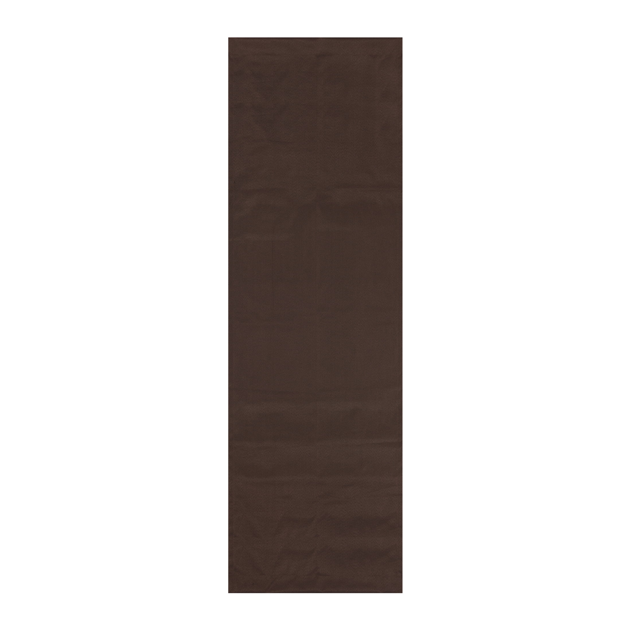 Mainstays Brown Solid Blackout Rod Pocket with Back Tabs Curtain Panel Pair, Set of 2, 30" W x 95" L