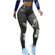 thumbnail image 1 of ICHUANYI Clearance Women's Oversized Sexy Temperament Printed Sports Leggings With Hip Lifting Yoga Pants(Gray, L) ICHUANYI WER2023081004334, 1 of 5