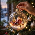 thumbnail image 5 of JHRGJIO Glowing Christmas Story Ornament, Light-Up Mini Holiday Scene Accent, Warm LED Light for Home Display Christmas Decorations Winter Decor Tabletop Decoration, 5 of 7
