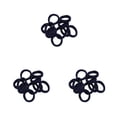 thumbnail image 1 of Guardurnaity Anillo para el pelo de 20 piezas, sin costuras, de alta elasticidad, estilo pijo, ajustable, decorativo, para cola de caballo, Type6 NO6, 1 of 6