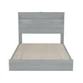 thumbnail image 4 of 4-Pieces Bedroom Sets, Queen Size Vintage Wooden Bed Frame with 2 Nightstands and 1 Dresser for Bedroom, Light Gray, 4 of 7