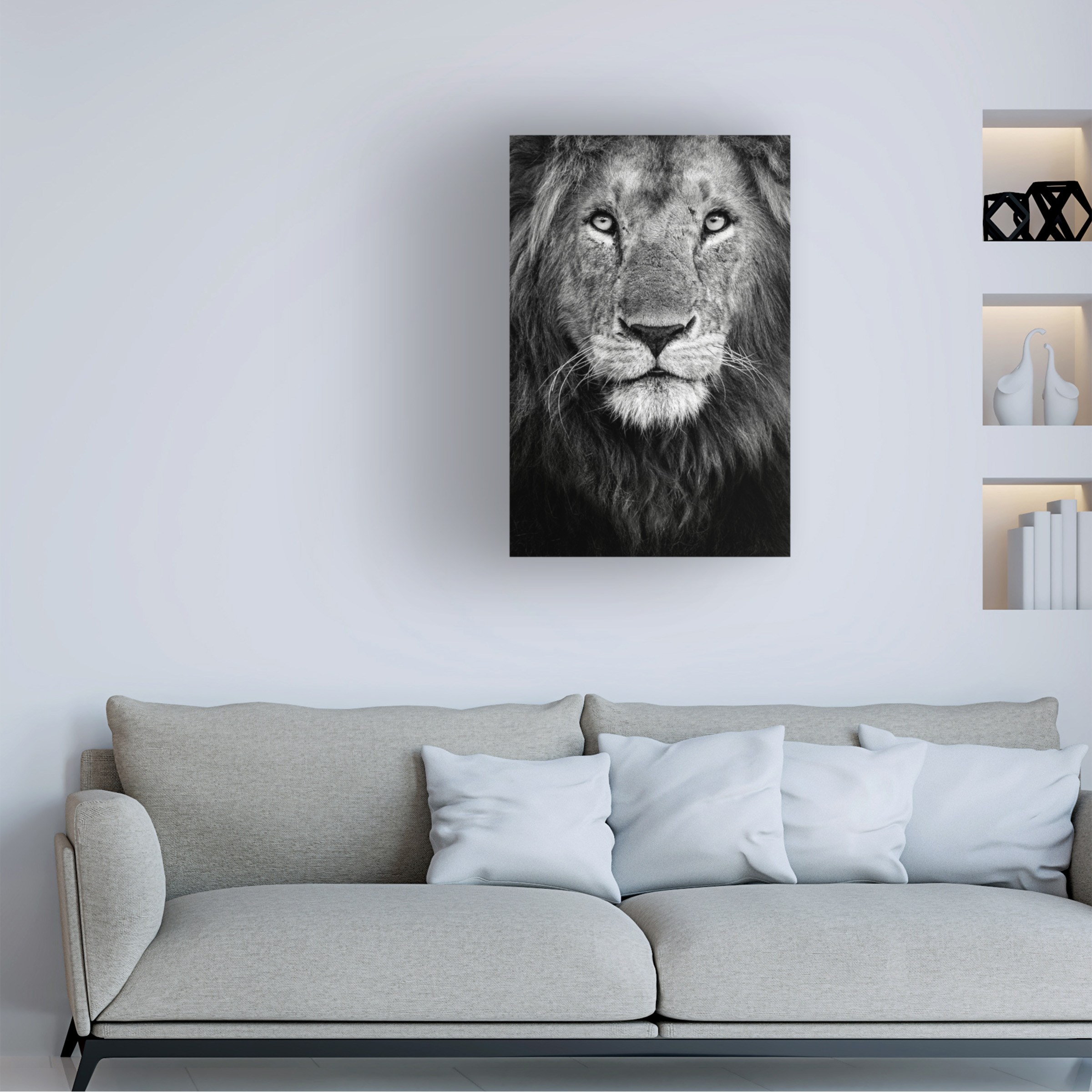 Canvas Wall Art - Xavier Ortega 'Royal Portrait' Wall Art for Living Room, Bedroom, or Office DÃ©cor by Trademark Fine Art - 30 x 47 Inches